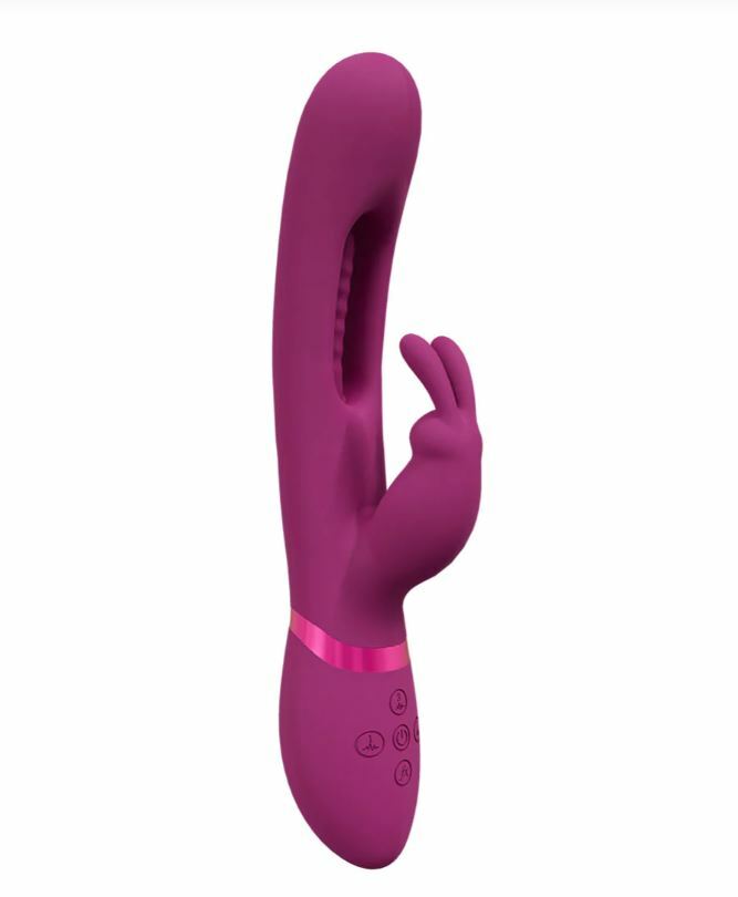 Vive Mika - Rabbit Vibrator with Flapping Shaft - Pink